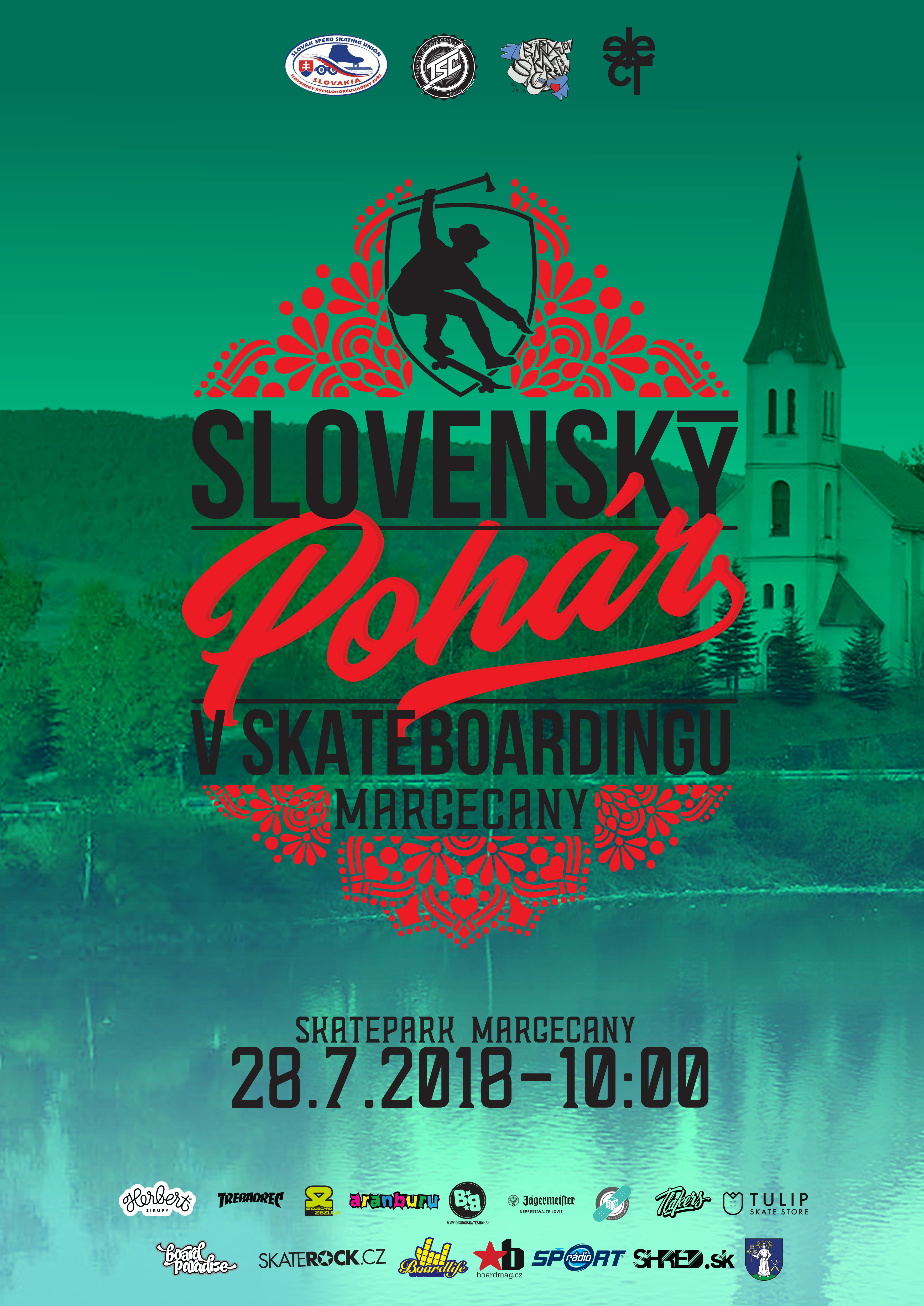 Skateboarding: 3.kolo Slovenského pohára, Margecany - 28.7.2018