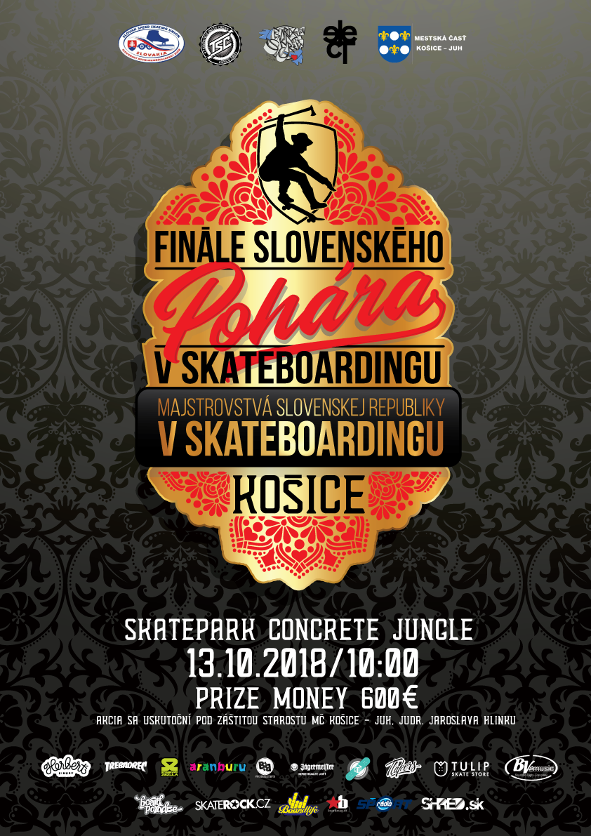 Skateboarding: Majstrovstvá SR, Košice 13.10.2018.